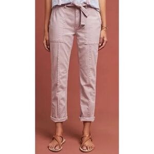 Anthro Wanderer Utility Pants ~ Lightweight Cotton/Linen Blend